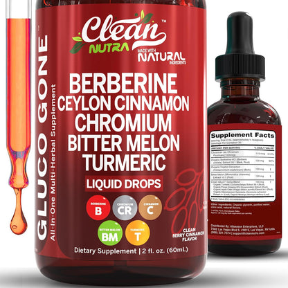 Clean Nutra Berberine with Ceylon Cinnamon Supplement